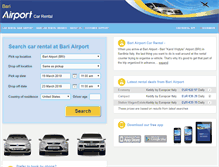 Tablet Screenshot of bariairportcarrental.com